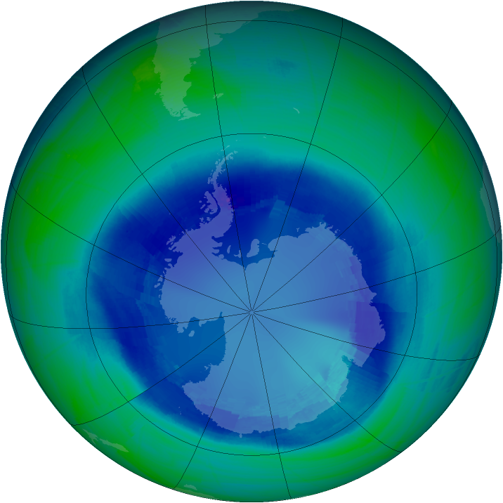 Ozone Map 2008-08-27